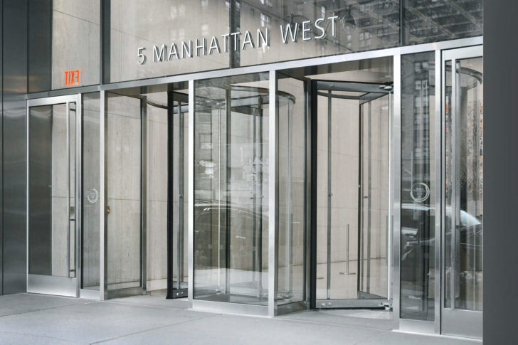 DAWSON Stainless Steel UNS Entrances at 5 Manhattan West in NYC