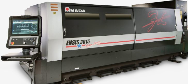 Amada Ensis fiber laser used by DAWSON