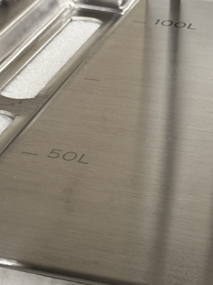 Stainless Steel Laser Engraving fabricated and finished for the Medical Industry by DAWSON