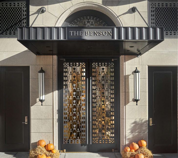 Custom Balanced Doors by DAWSON for The Benson an elegant boutique residence.